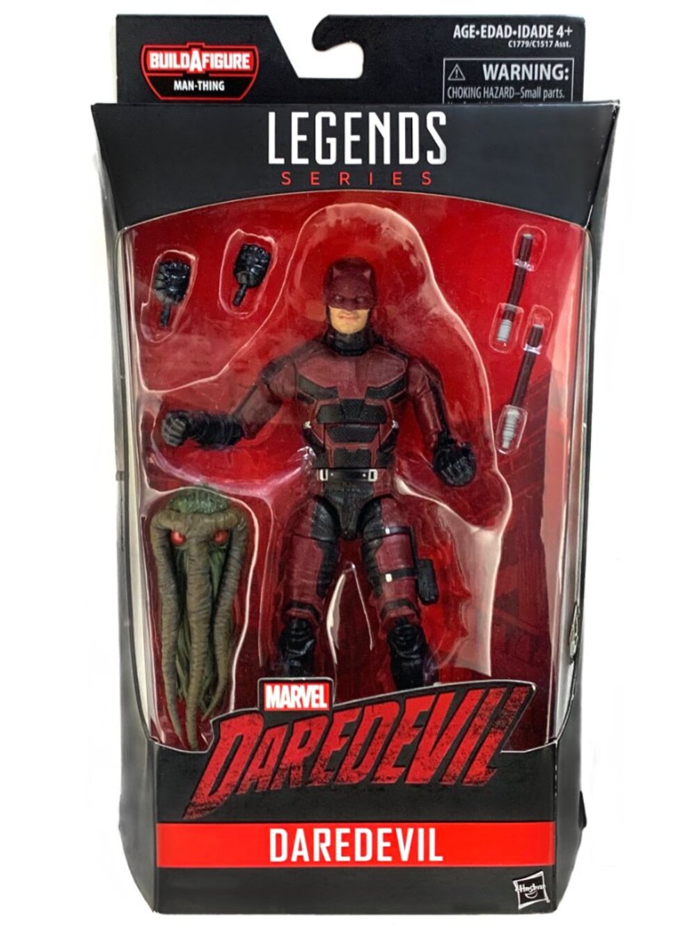Marvel Legends Daredevil Netflix Action Figure w/BAF Man-Thing 2017 - NEW RARE